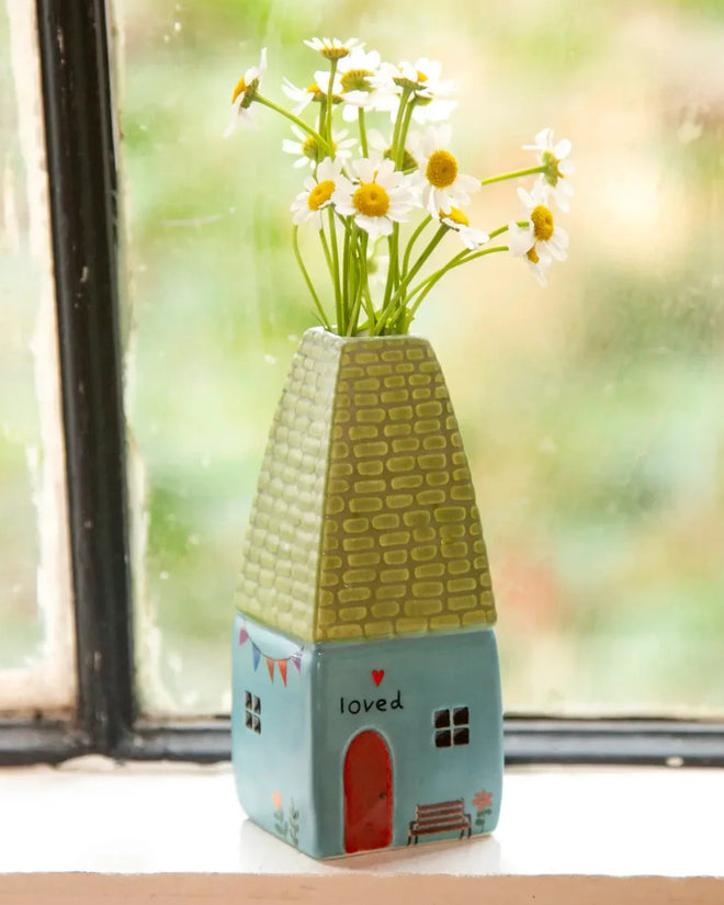 Cottage Bud Vase Loved