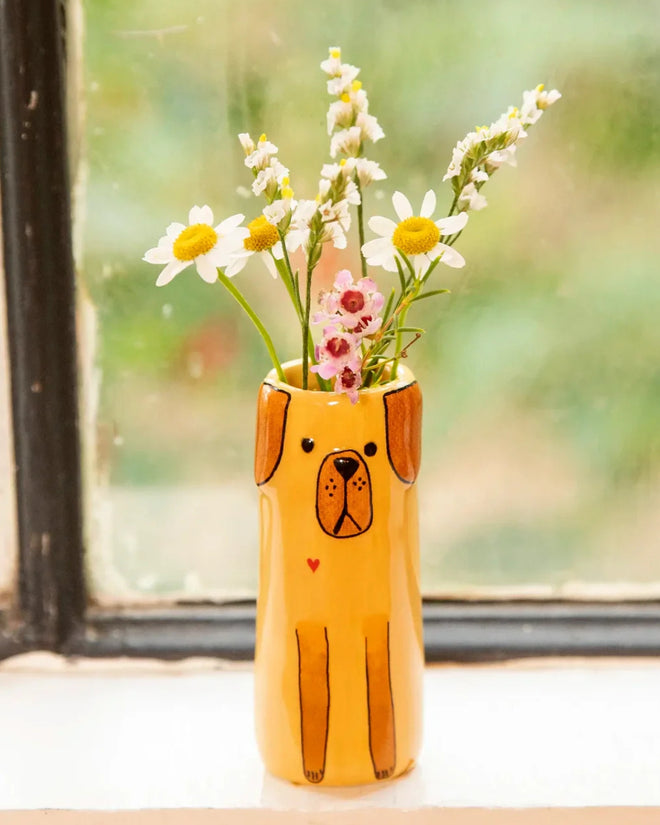 Cutest Little Bud Vase Dog