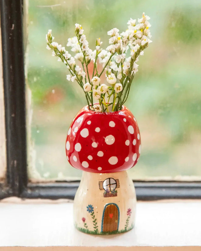 Cutest Little Bud Vase Mushroom
