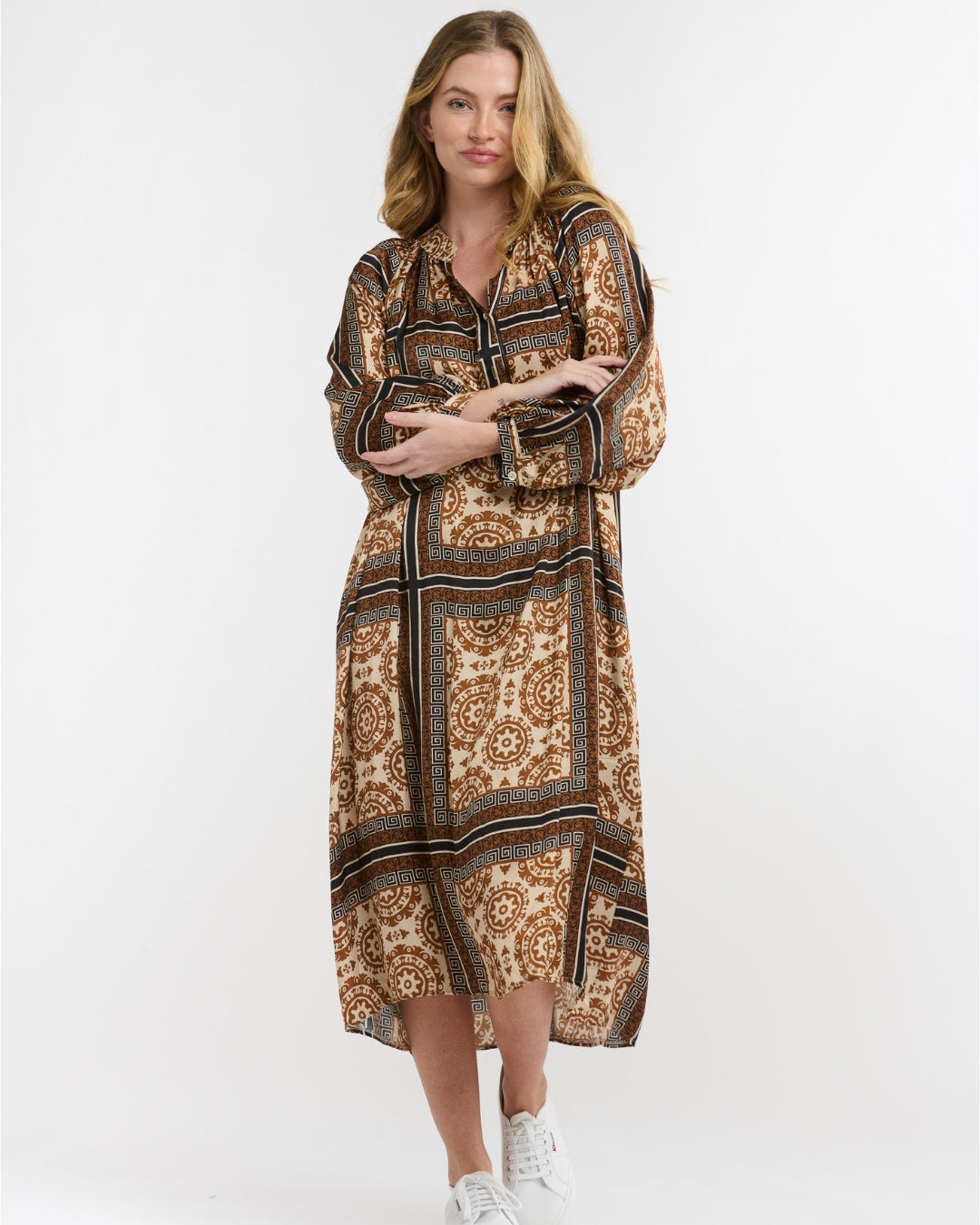Italian Punto dress DREAM, cacao, S main image 1