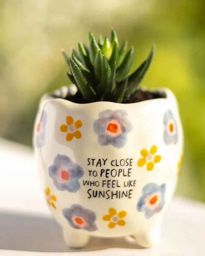 Mini Footed Planter Stay Close