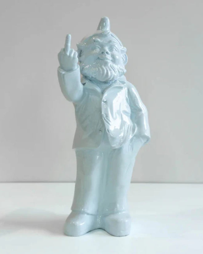 Pop Cheeky Gnome with Finger White