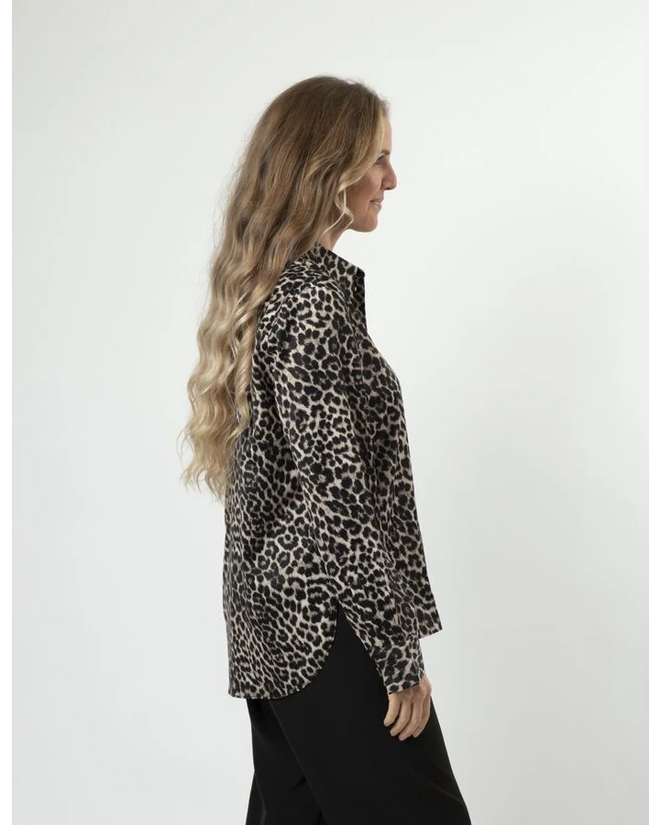 Stella and Gemma Lennon Shirt Purrfect Leopard