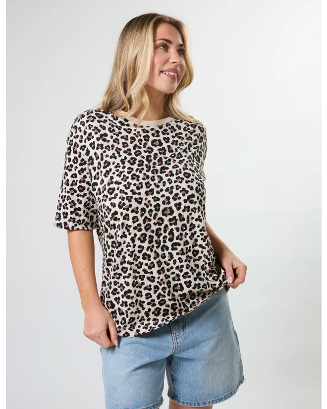 Stella and Gemma Porter T Shirt Leopard