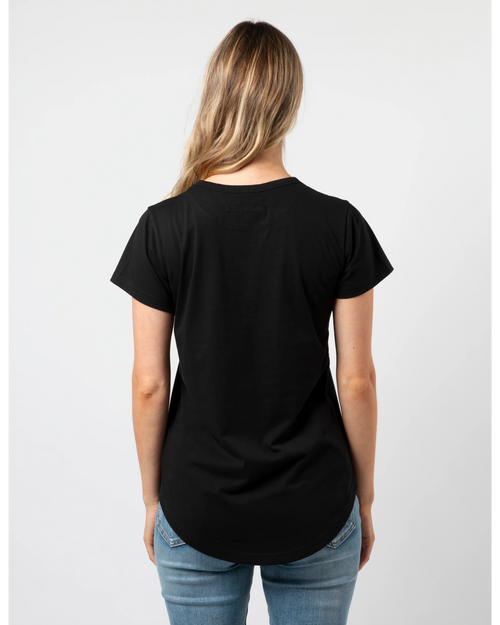 Stella and Gemma Black Leopard Star T Shirt