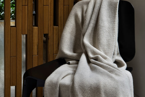 Bemboka Merino/ Angora Fine Rib Throw