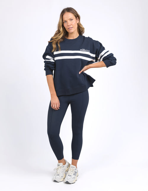 Foxwood Club Crew Sweatshirt Navy