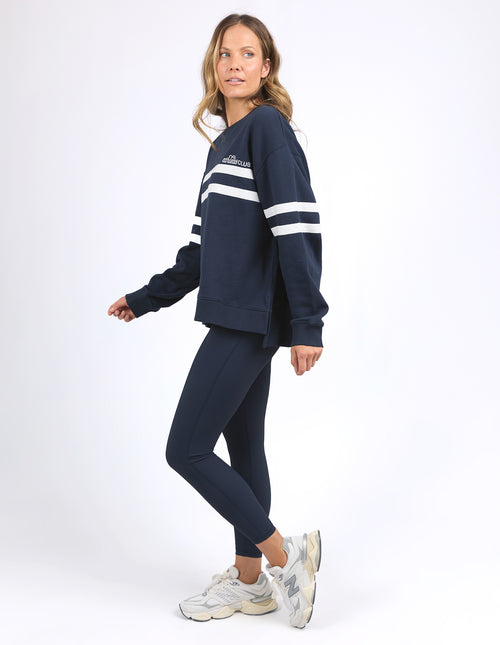 Foxwood Club Crew Sweatshirt Navy