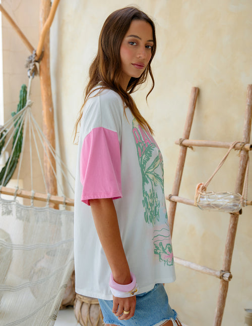 Foxwood Studio Series Bananas Bahamas T Shirt White