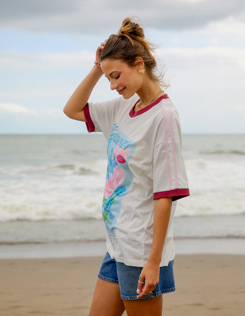 Foxwood Studio Series Mediterranean Posy T Shirt White