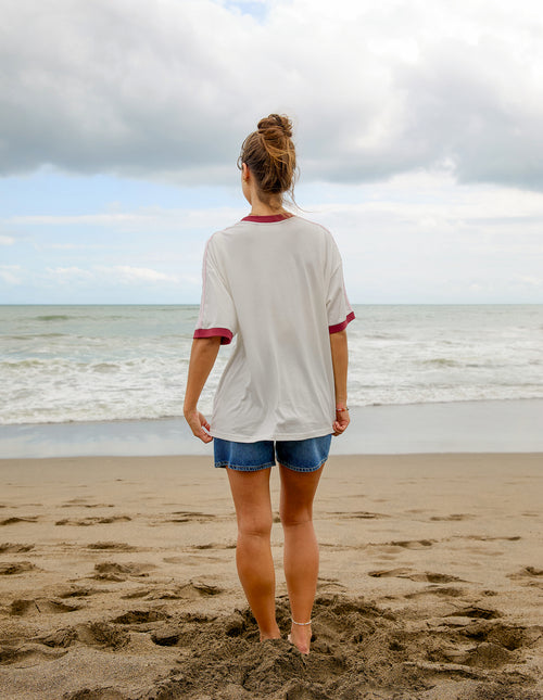 Foxwood Studio Series Mediterranean Posy T Shirt White