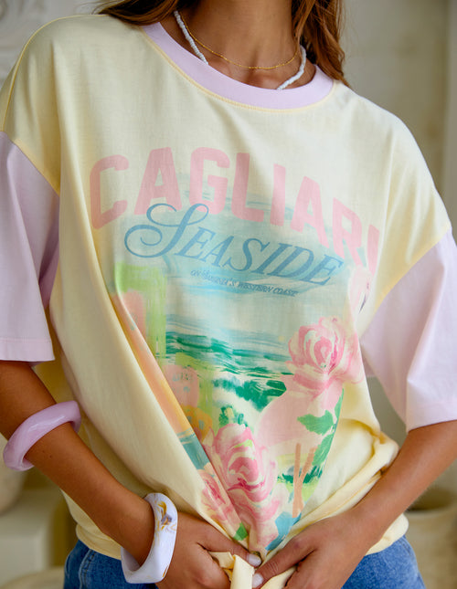 Foxwood Studio Series Real Flamingo T Shirt Lemon