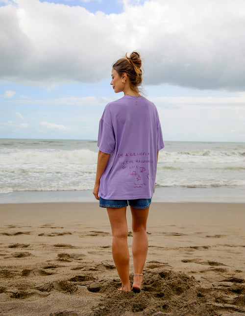 Foxwood Studio Series Random and Art T Shirt Lavender