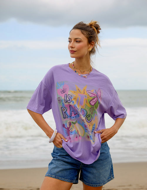 Foxwood Studio Series Random and Art T Shirt Lavender