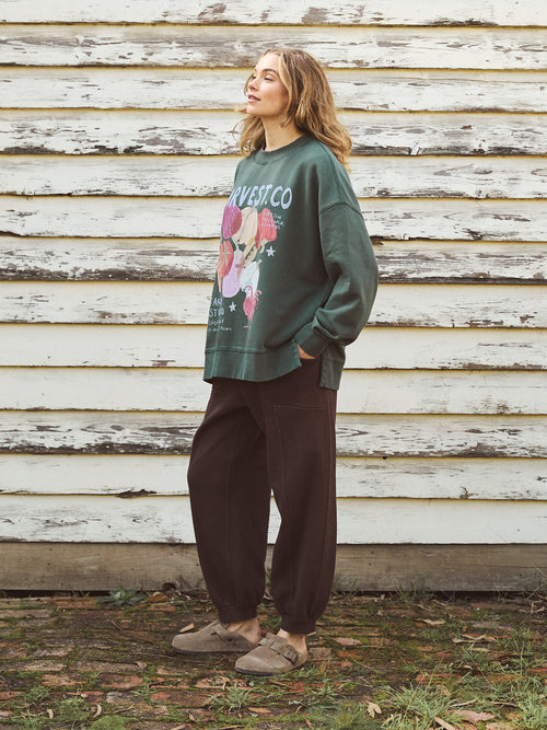 Foxwood Studio Series Farm Studio Crew Sweatshirt Clover Green