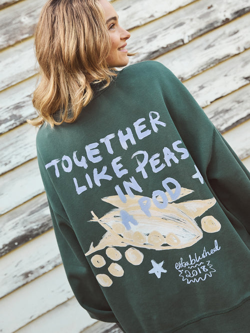 Foxwood Studio Series Farm Studio Crew Sweatshirt Clover Green
