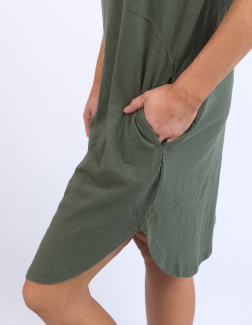 Foxwood Bay Dress Khaki