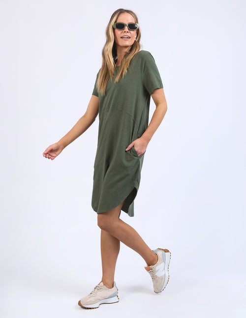 Foxwood Bay Dress Khaki