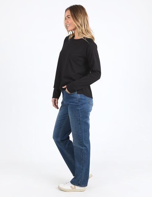 Foxwood Endless Long Sleeve Top Black