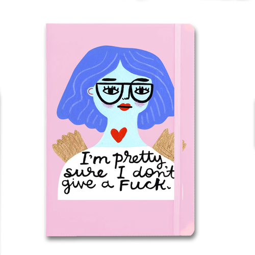 I'm Pretty Sure I Don't Give a Fuck Grumpy Angel Notebook