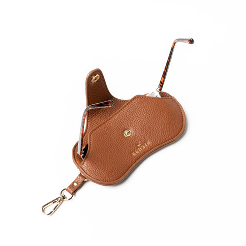 Kedzie Eclipse Eyewear Case Chestnut