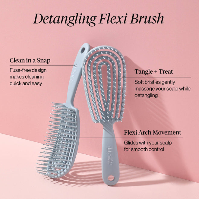 Detangling Flexi Brush Haze Blue