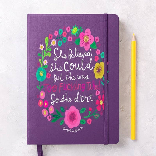 She Believed She Could Notebook Black