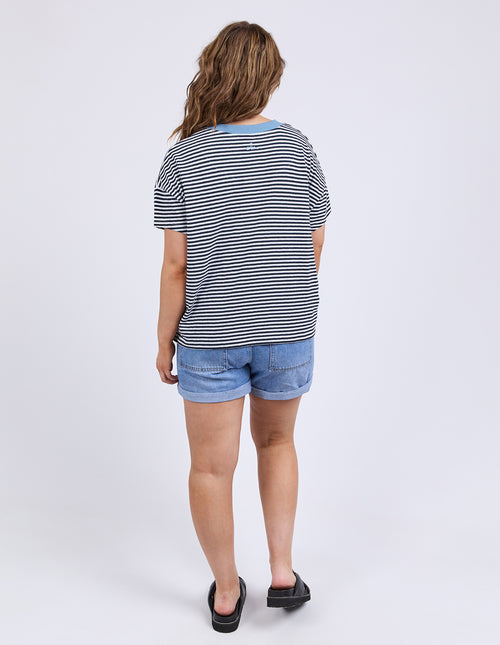 Elm Liv Vee Tee Navy