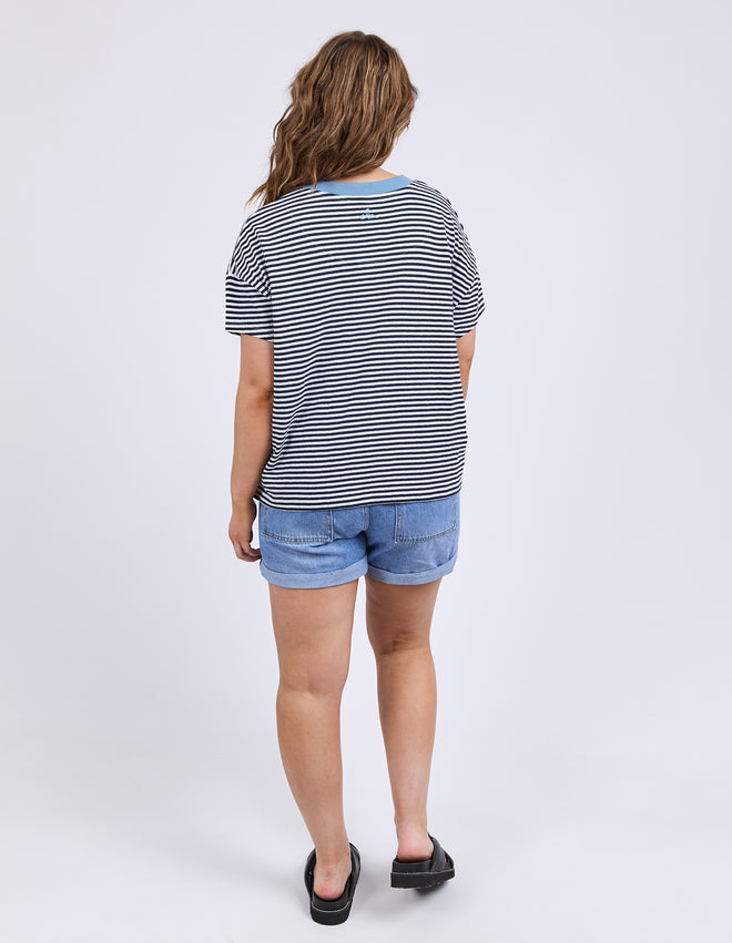 Elm Liv Vee Tee Navy