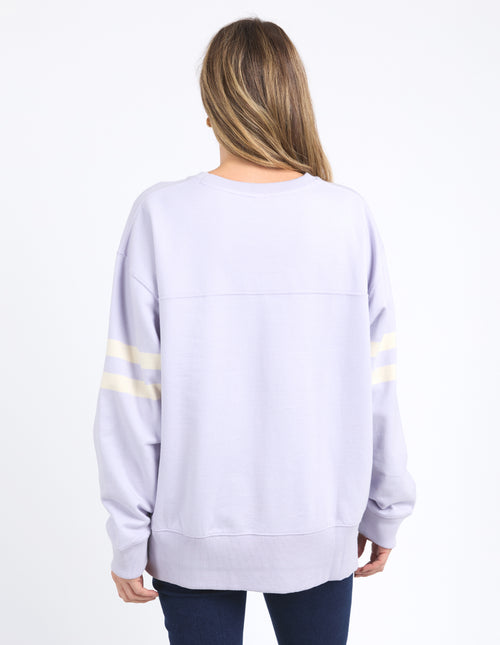 Elm Adora Crew Sweatshirt Dusty Lilac