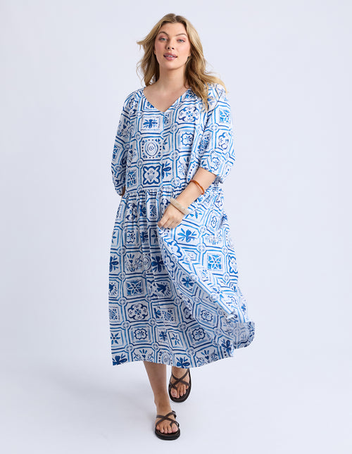 PREORDER - Elm Dolce Tile Midi Dress DUE SEPTEMBER