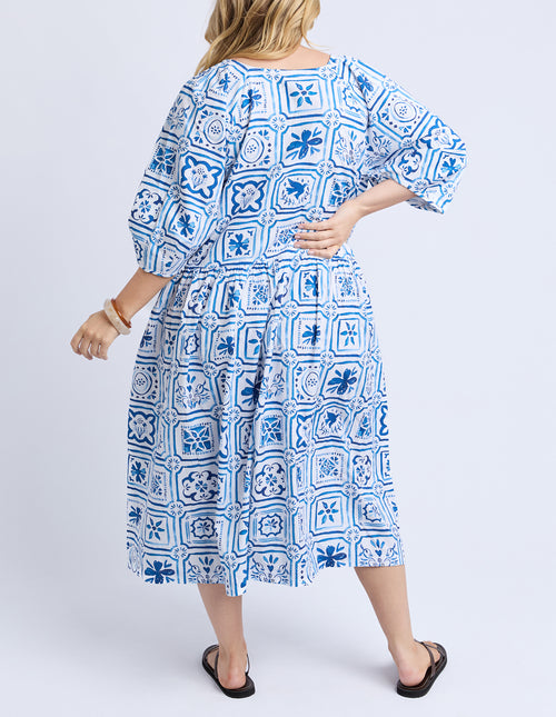 PREORDER - Elm Dolce Tile Midi Dress DUE SEPTEMBER