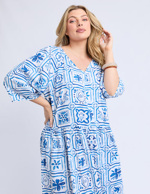 PREORDER - Elm Dolce Tile Midi Dress DUE SEPTEMBER