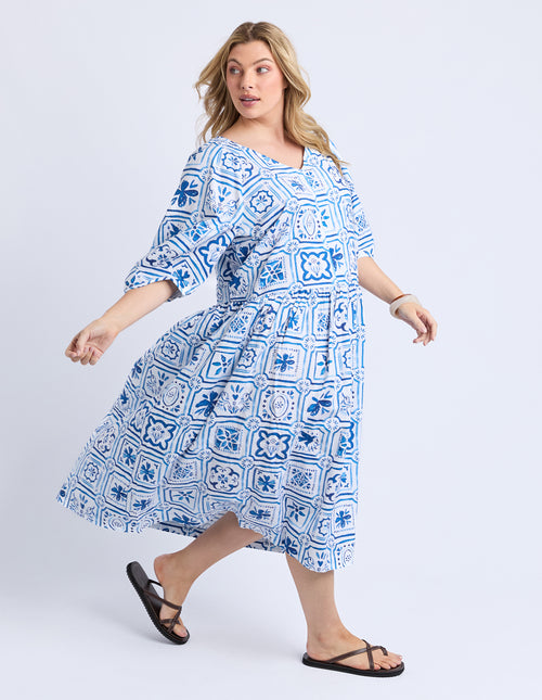 PREORDER - Elm Dolce Tile Midi Dress DUE SEPTEMBER