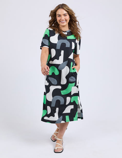 Elm Stijl  Dress Abstract Yardage