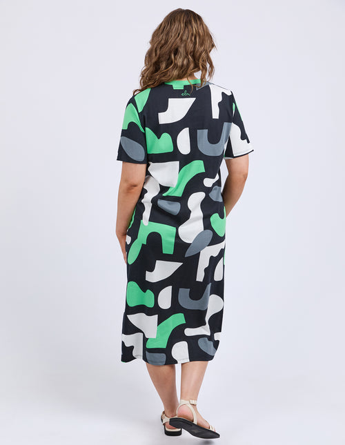 Elm Stijl  Dress Abstract Yardage