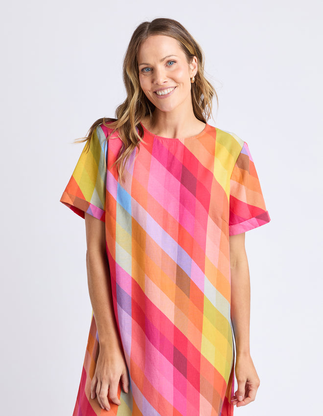 Elm Rena Dress Striped