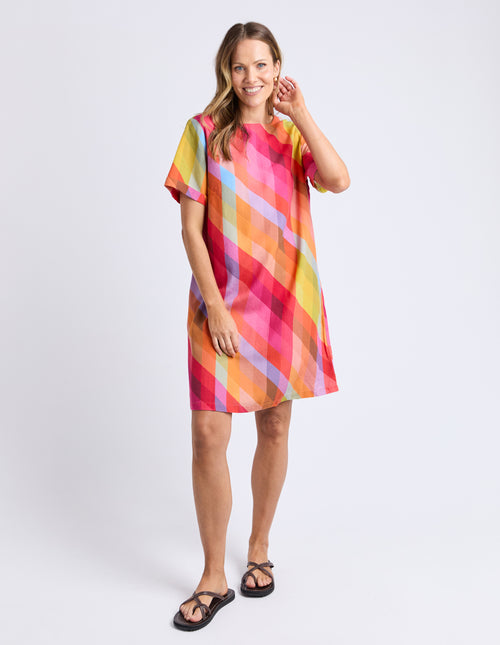 Elm Rena Dress Striped