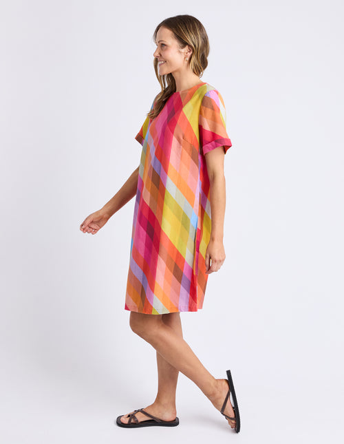 Elm Rena Dress Striped