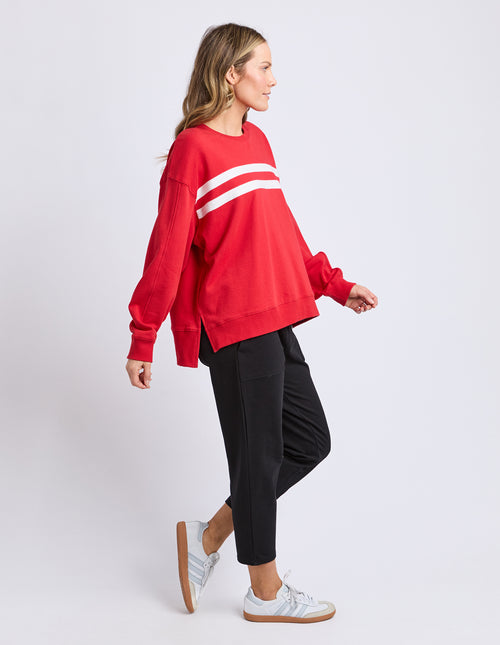 Elm Amelie Crew Sweatshirt Cranberry