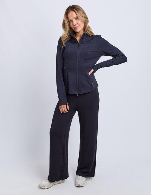Elm Freedom Zip Through Jacket Midnight Navy