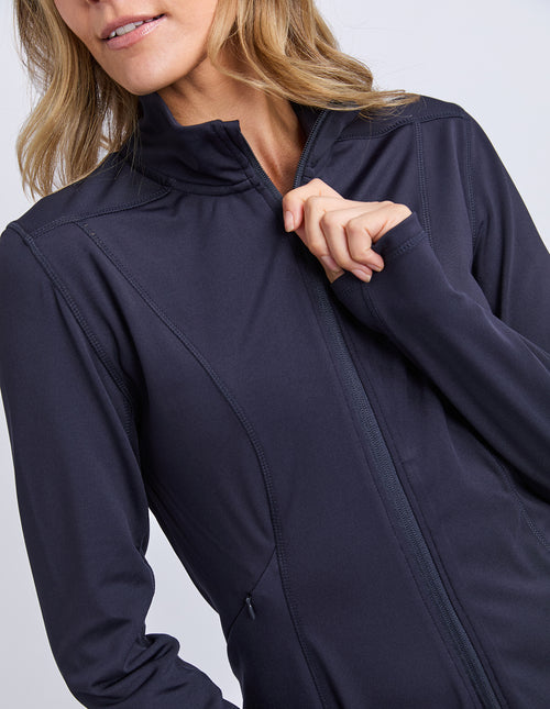 Elm Freedom Zip Through Jacket Midnight Navy