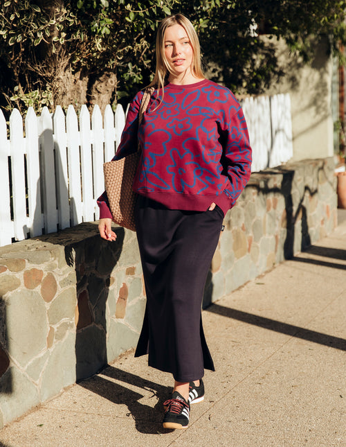 Elm Freedom Skirt Midnight Navy