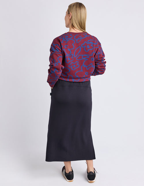 Elm Freedom Skirt Midnight Navy