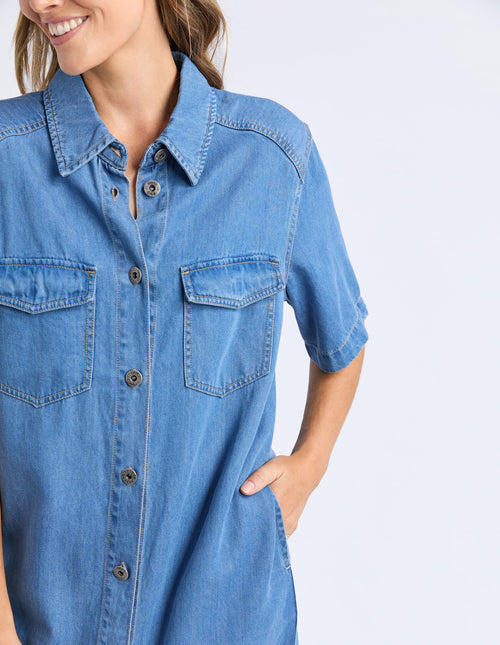 Elm Cora Denim Dress