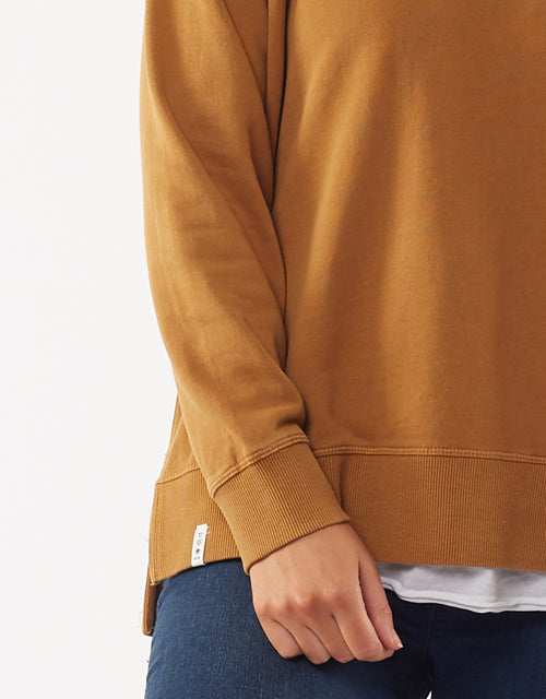 Elm Fundamental Sydney Crew Sweatshirt Gold
