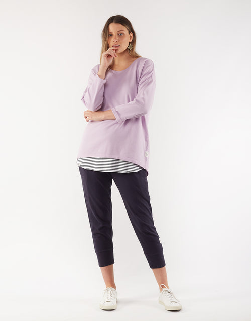 Elm Alice Crew Sweatshirt Purple
