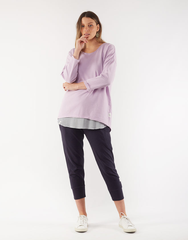 Elm Alice Crew Sweatshirt Purple