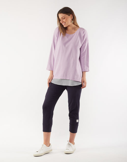 Elm Alice Crew Sweatshirt Purple