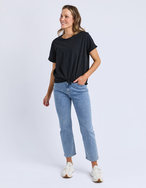 Elm Knot T Shirt Black